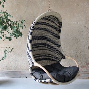 Best selling rattan <b>patio</b> hanging chair commercial furniture factory supply woven <b>swing</b> chairs - Product Image 4