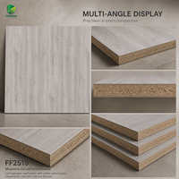 Panneau de particules MFC Jinbase FF2515 Argile Argentée 18mm E0, découpé sur mesure pour meubles modernes légers