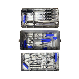 Ensemble d'instruments orthopédiques en acier inoxydable, vis pédiculaire, implant spinal, instruments chirurgicaux approuvés CE ISO - Product Image 3