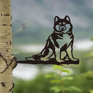 CIFbuy Decorazione Murale in Ferro Stile Rustico con Silhouette di Cane e Gatto, per Interni ed Esterni, Servizio di Ritiro Disponibile - Product Image 1