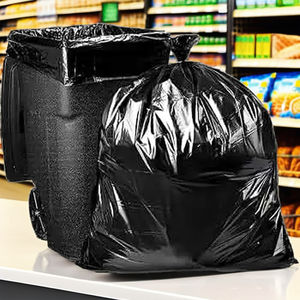 Sac poubelle en plastique robuste personnalisable grande taille thermoscellé avec impression offset sac à fermeture éclair pour le stockage à domicile - Product Image 4