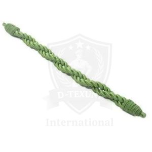 High Quality Double <b>Braided</b> Nylon/Cotton <b>Cord</b> Coated Twisted Draw Cords Pattern Design for Ceremonial Uniforms Customizable - Product Image 5