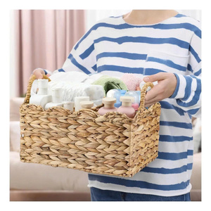Eco Friendly Woven Kid Caddy <b>Basket</b> for Nursery Storage Toy Organization and Baby Essentials Storage Solution OEM ODM Wholesale - Product Image 3