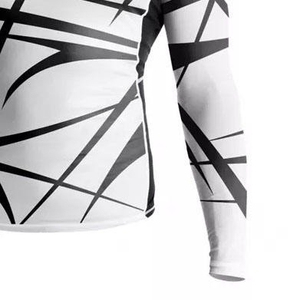 Men Long Sleeve Quick Dry Breathable <b>Compression</b> Eco-Friendly Rash Guard <b>Shirts</b> OEM <b>Custom</b> <b>Design</b> High Quality MMA - Product Image 4