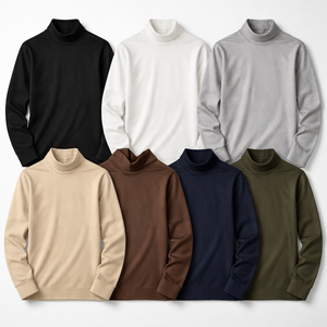 Venta al por Mayor de Camisetas de Cuello Alto Personalizadas para Hombre - Proveedor OEM y Fabricante Directo de Fábrica - Product Image 5