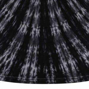 Camiseta Casual de Algodón para Mujer, Cuello Redondo, Manga Corta, Color Negro Grisáceo, Ecológica, Estilo Jersey, Moda Primavera - Product Image 4