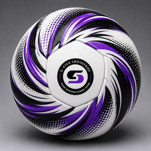 Ballon de football de haute qualité OEM ODM, tous types, blanc, noir, vert, impression numérique, durable, ballon d'entraînement - Product Image 1