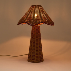 Elegantes Lámparas de Mesa de Ratán, Se Aceptan Pedidos OEM, Iluminación Decorativa para el Hogar, Lámpara de Mesa Nórdica para Dormitorio y Sala de Estar en Vietnam - Product Image 6