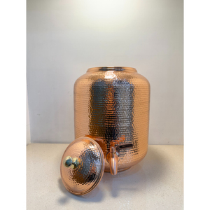 Best Selling Pure <b>Copper</b> Water Dispenser with Leak-Proof Tap Eco-Friendly Hand-Hammered Design Drinking Water Tank for Home - Product Image 2