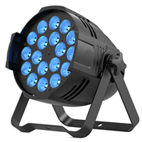 Projecteur LED Par U`King en alliage d'aluminium 18x8W RGBW 4-en-1 DMX512 pour scène, DJ, discothèque, bar, mariage, fête, KTV, boîte de nuit