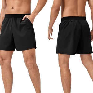Shorts de sport pour hommes, séchage rapide, en nylon, pour la course à pied, extensibles, décontractés, pour l'entraînement et le fitness - Product Image 3