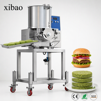 Presse à hamburgers commerciale, machine automatique pour former des galettes de viande, machine à faire des hamburgers à haute productivité