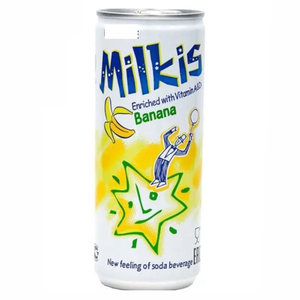 Bebida Láctea Carbonatada con Sabor a Plátano Más Vendida, 250 ml, Marca Milkis, Bebida Cremosa Carbonatada, Precio Competitivo, Exportación al por Mayor - Product Image 1