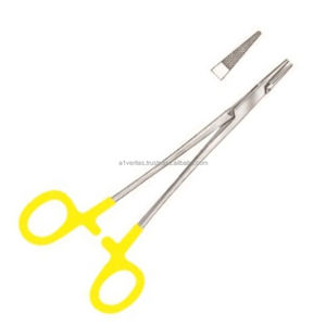 Porte-aiguilles chirurgicaux manuels réutilisables en acier inoxydable de haute qualité A-1 VERITAS Crile-Wood T/C, instruments de suture - Product Image 2