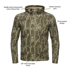 Unisex Adult Hunting <b>Jacket</b> Multi-Pocket Soft Shell Breathable Casual Style <b>Waterproof</b> Winter <b>Camouflage</b> Polyester Lining High - Product Image 1