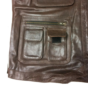 Nuevo Diseño, Chaleco de Cuero para Hombre, Estilo Casual, Transpirable, de Alta Calidad, para Invierno, Motocicleta, Estilo Personalizado - Product Image 6