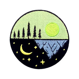 Badges brodés faits main en toile, nouveau design, vente en gros OEM, haute qualité, service personnalisé, à coudre sur chapeau, résine - Product Image 2