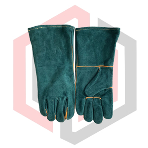 Leather Welding Gloves Full Grain Premium Quality Tear-Resistant High Quality Daily Work <b>Fire</b> Safety Anti-static Breathable - Product Image 3