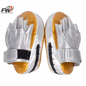 Guantes de boxeo con almohadilla de entrenamiento, almohadilla de enfoque para boxeo, para niños y adultos, para entrenamiento de boxeo, duraderos y transpirables - Product Image 1