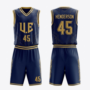 High-Performance Lightweight Breathable 100% Polyester Fabric Unisex Adult Basketball Uniform <b>Custom</b> Design Digital Printing - Product Image 1