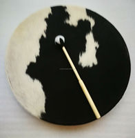 Tambour Shamane en Bois Artisanal Irlandais Bodhran, Mini Percussion pour Décoration de Jardin, Fournitures Uniques pour Tambours