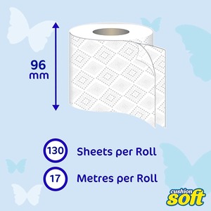 Aries Enterprises AE-TR-202 Factory Direct Wholesale 2 Ply Jumbo <b>Toilet</b> Tissue <b>Roll</b> Soft Absorbent High Quality Bathroom Paper - Product Image 4