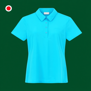 Polo de golf pour femmes, nouvelle marque, décontracté et tendance, taille XL, personnalisable avec logo, fabriqué au Bangladesh - Product Image 3