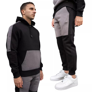 2027 Custom Brand Screen Print Acid Wash Tracksuit 400 450 500 Gsm Sweatsuit Men 100% Organic Cotton Streetwear Tracksuit - Product Image 4