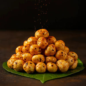 Noix de Makhana grillées et aromatisées, Magic Masala, en-cas indien épicé et sain, fabriqué en Inde, paquet de 90 g - Product Image 1