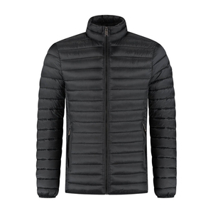 Custom Men's Winter Bubble Puffer Jacket Coated High Street with Zipper Camouflage Pattern Front Logo Outdoor Casual Wear - Product Image 6