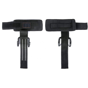 Ganchos de barra de ajuste cómodo para dominadas y entrenamiento de espalda, gancho de levantamiento de pesas con soporte para muñeca - Product Image 4