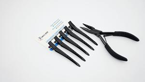 Outils de coiffure pour salon, pinces à cheveux pour sectionner les cheveux, grandes pinces, pinces à cheveux avec trous, pinces à cheveux en bec de canard, outils de salon - Product Image 6