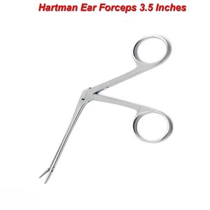 คีมจับหูแบบใหม่ของ Hartman คีมปากจระเข้แบบมีฟันเลื่อย ขนาด 3.5 นิ้ว เครื่องมือแพทย์สำหรับหู คอ จมูก ใช้งานด้วยมือ ได้รับการรับรองมาตรฐาน CE โดย ZARNAB - Product Image 4