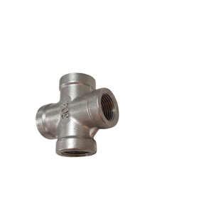 Solutions de plomberie personnalisées pour les industries du gaz Raccords de tuyauterie en acier inoxydable 3/4 \ "Way Cross Casting Surface lisse OEM/ODM - Product Image 2