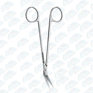 Apto Enterprises Premium 16.5cm Ciseaux à gomme angulaires avec poignée courbée Ciseaux à gomme dentaire de haute qualité pour chirurgie buccale - Product Image 2