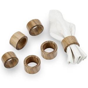 <b>Bamboo</b> rattan Napkin Rings Ring Shape Wabi-Sabi Design 2.5cm Wedding <b>Table</b> Decoration Durable Natural Finish - Product Image 3