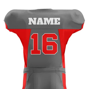 New Arrival Breathable Plus Size Short Printed American Football Uniform Wholesale Price Latest Design Set - Product Image 5