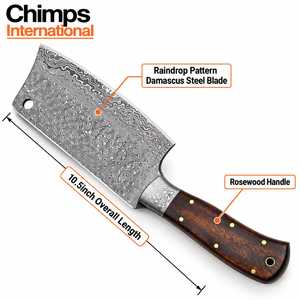Cuchillo de Cocina de Acero de Damasco de Calidad Premium, Forjado a Mano, de Alta Afilación, para Carne y Verduras, con Espiga Completa, para Deshuesar y Cuchillo de Chef - Product Image 2