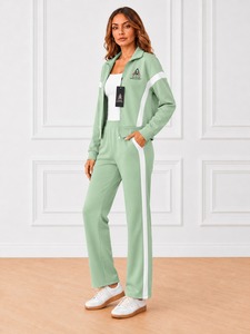 Chándal para mujer hecho de tela ligera y cómoda, perfecto para entrenamiento físico, uso casual al aire libre y diario. - Product Image 4