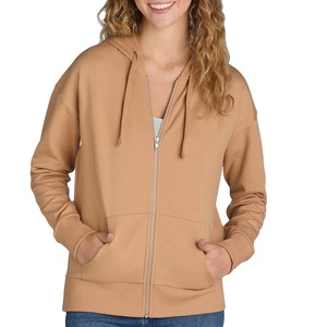 Custom Plus Size Women's Zipper Hoodie Set Cotton Polyester Women's Hoodie & Sweatshirts For Winter women's hoodies - Product Image 1