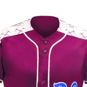Uniforme de Béisbol de Diseño Moderno a Precio de Fábrica, Ropa Deportiva Transpirable, Corte Ajustado, 100% Poliéster, Logotipo Personalizado - Product Image 4