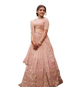 Nueva Colección de Ropa para Niñas, Traje Salwar Indio Semi-Tailorizado de Georgette con Bordado Intenso para Fiestas, Precio al por Mayor SIE - Product Image 1