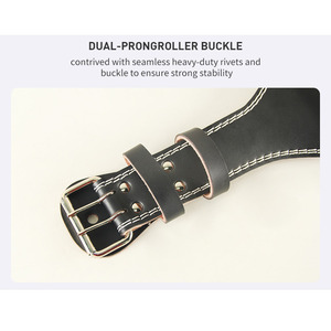 Ceinture de musculation en cuir à levier pour haltérophilie, support lombaire personnalisé, protection de la taille, vente chaude - Product Image 3