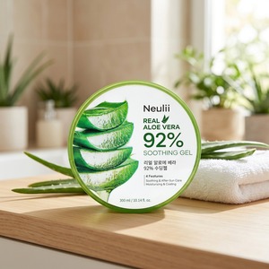 เจลว่านหางจระเข้ นิวลี่ เรียล อโล เวร่า 92% ซูทติ้ง เจล 300 มล. - Product Image 4