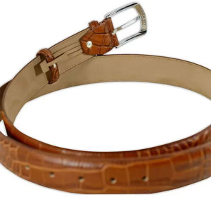 Ceinture en cuir véritable marron artisanale de qualité supérieure pour hommes, style et couleur personnalisables, accessoire de taille tendance et de haute qualité - Product Image 6