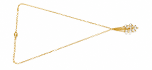 Collar Personalizado Chapado en Rodio con Perlas de Agua Dulce en Cascada, Cadena de Eslabones con Borlas, Joyería de Lujo para Mujer, Regalo Diario o Nupcial - Product Image 2