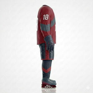 Uniformes de Hockey sobre Hielo Personalizados OEM, Ropa de Equipo para Adultos, Pedido al por Mayor, Logotipo Personalizado Impreso, Conjunto de Jersey de Hockey Transpirable de Secado Rápido en Poliéster - Product Image 5
