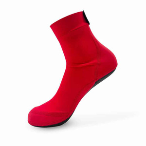 High Quality Red Neoprene Crew Ankle <b>Socks</b> Anti-Slip Eco-Friendly Quick Dry <b>Custom</b> Logo 3mm Thick for Cycling Basketball Beach - Product Image 1