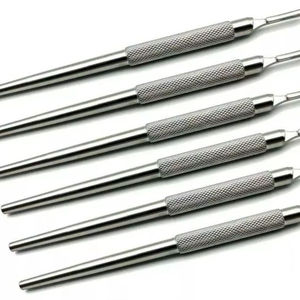 Manche de scalpel chirurgical dentaire en acier inoxydable de haute qualité, réglable, instrument chirurgical manuel certifié CE, DENTRIC IMPLANTS NB-32 - Product Image 6