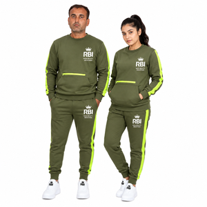 Ensemble de survêtement personnalisé 100% coton léger et écologique, 2 pièces, vêtements de sport en molleton unisexe, chaud, respirant et élastique - Product Image 4
